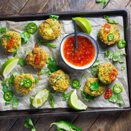 Thai-Style Shrimp Cakes With Sweet Chili Dipping Sauce Recipe